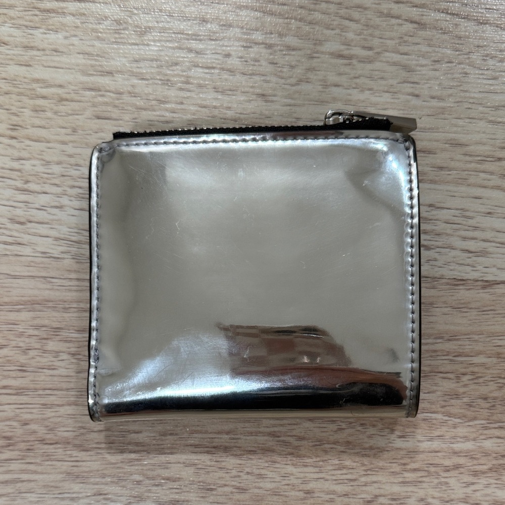Tory Burch Shiny Silver Wallet - Picture 3 of 5